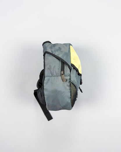 Nike Script Early 2000's Small Backpack - Grey/Yellow