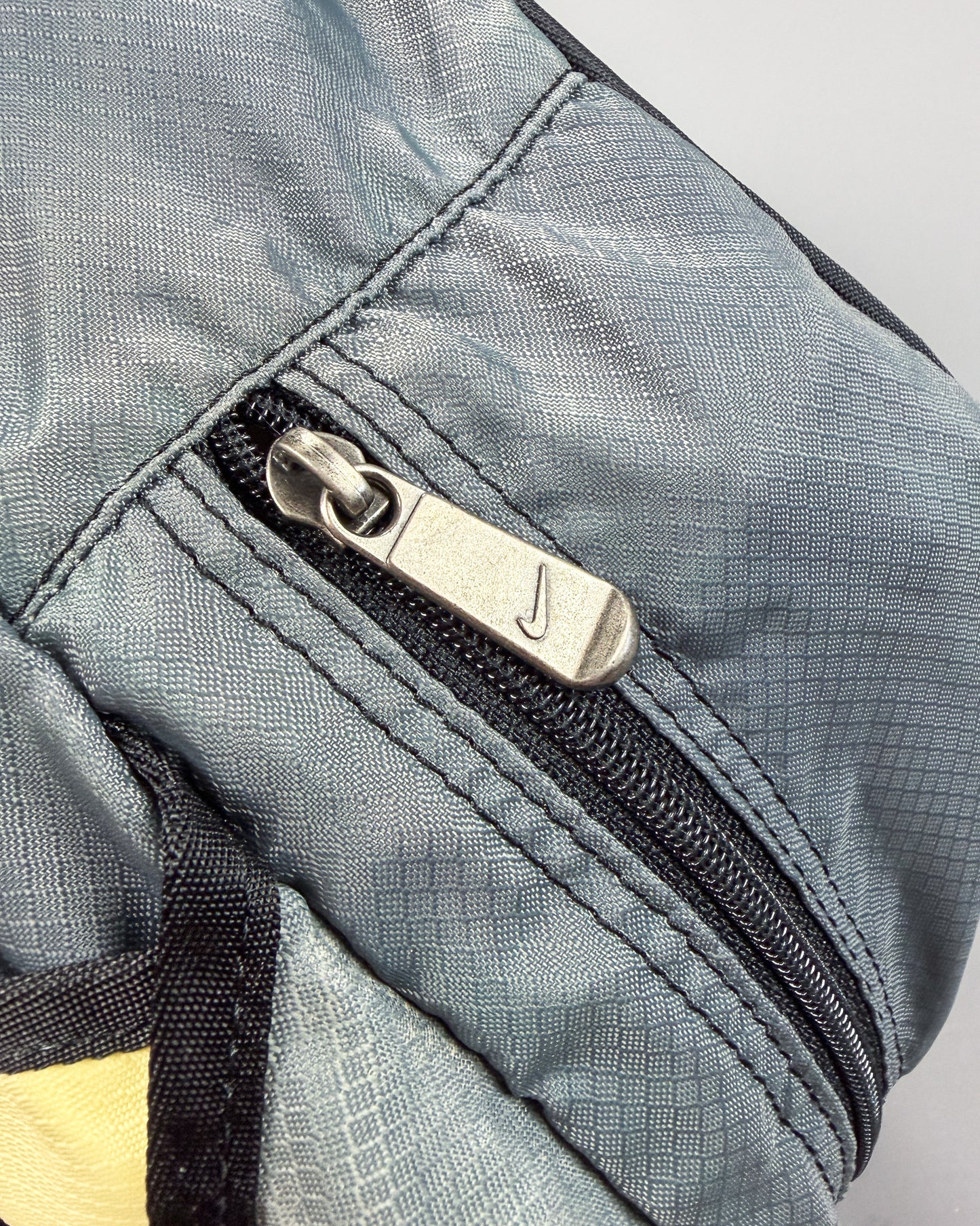Nike Script Early 2000's Small Backpack - Grey/Yellow