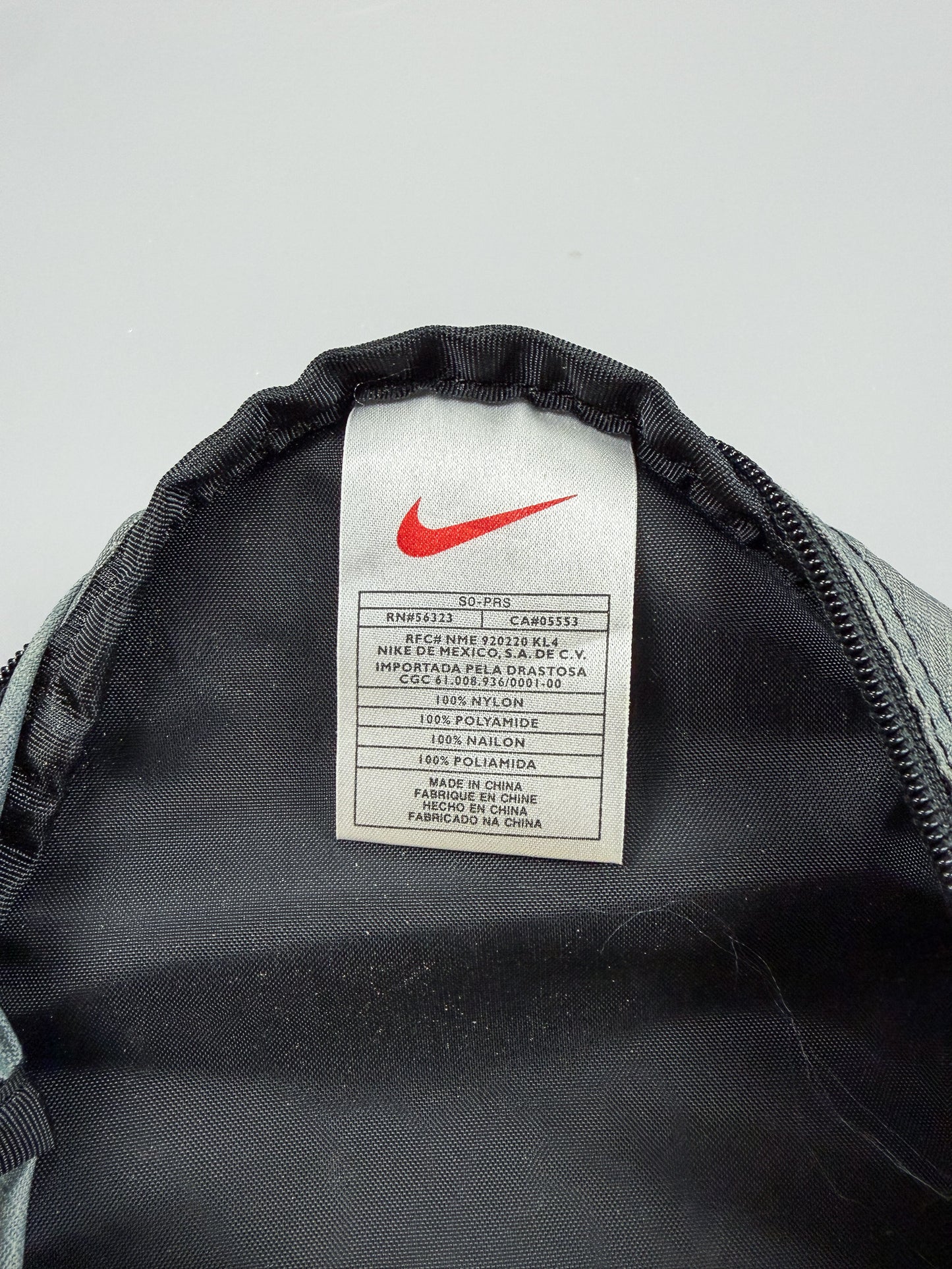 Nike Script Early 2000's Small Backpack - Grey/Yellow