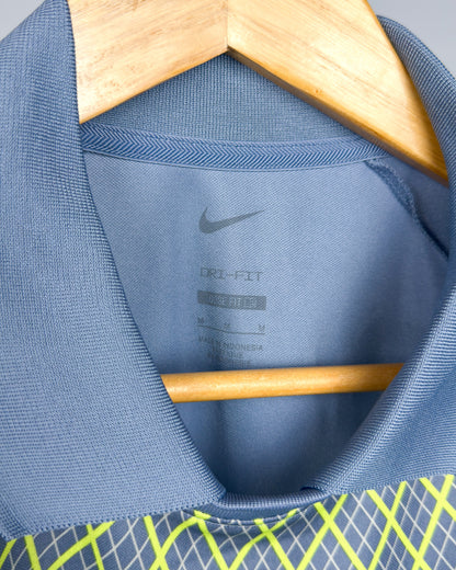 Nike Air Max Plus Tuned Tn 'Quad' Jersey Polo Shirt T-shirt - Grey-blue/Green