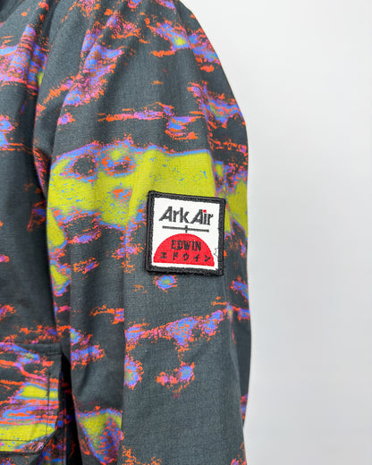 Edwin x Ark Air Digi Camo ‘Pop over’ 1/4 Zip Jacket - Camo - Size: Medium