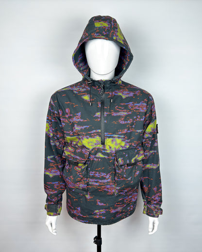 Edwin x Ark Air Digi Camo ‘Pop over’ 1/4 Zip Jacket - Camo - Size: Medium