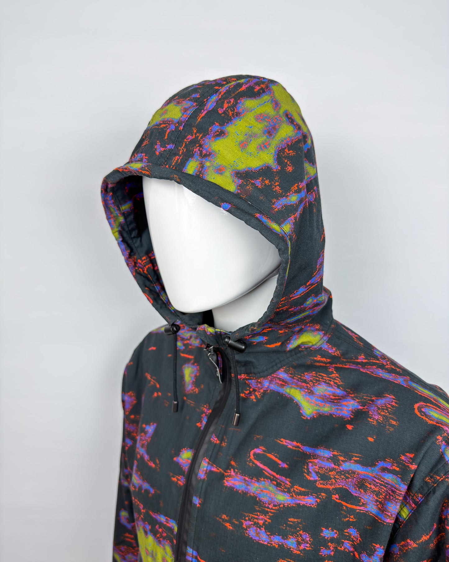 Edwin x Ark Air Digi Camo ‘Pop over’ 1/4 Zip Jacket - Camo - Size: Medium