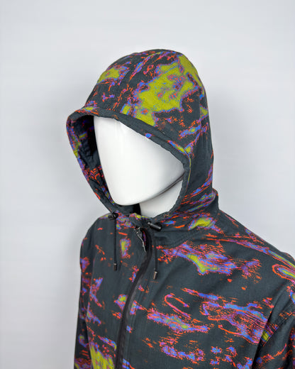 Edwin x Ark Air Digi Camo ‘Pop over’ 1/4 Zip Jacket - Camo - Size: Medium