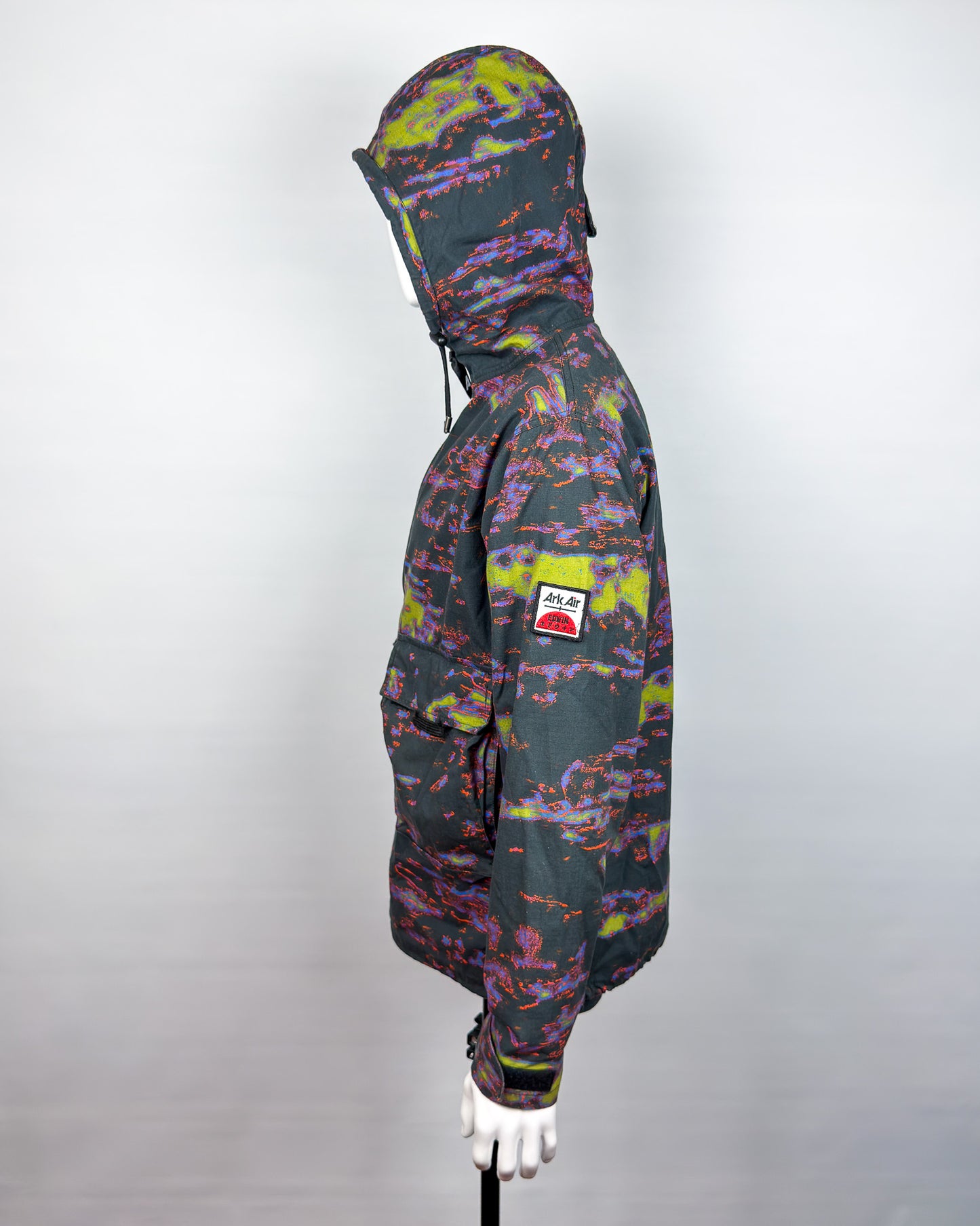 Edwin x Ark Air Digi Camo ‘Pop over’ 1/4 Zip Jacket - Camo - Size: Medium