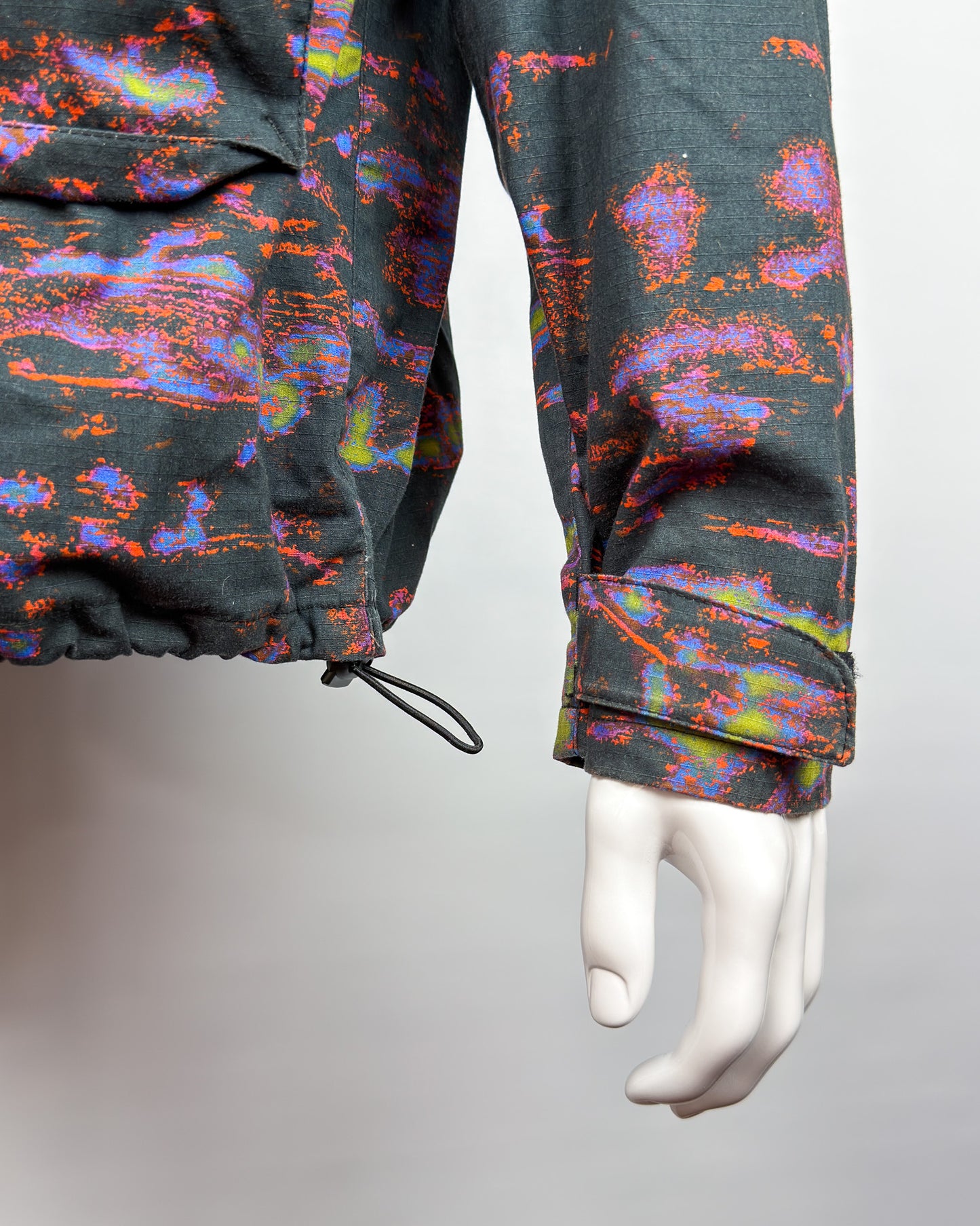 Edwin x Ark Air Digi Camo ‘Pop over’ 1/4 Zip Jacket - Camo - Size: Medium