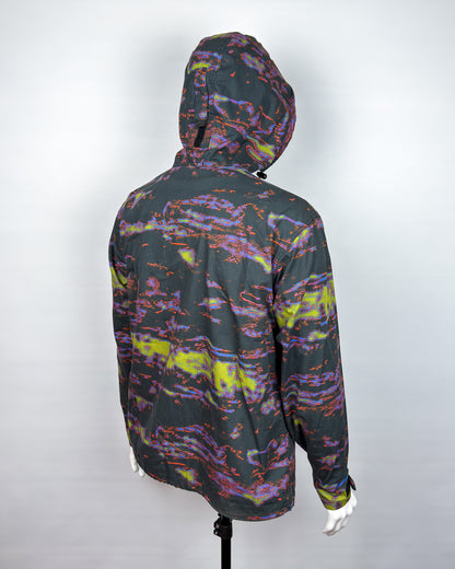 Edwin x Ark Air Digi Camo ‘Pop over’ 1/4 Zip Jacket - Camo - Size: Medium