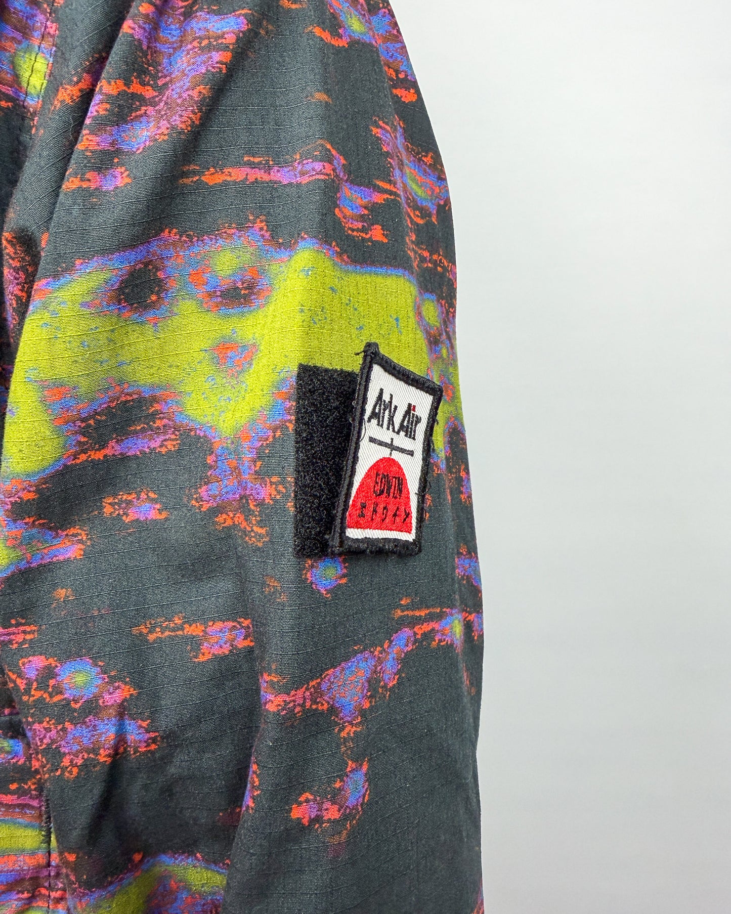 Edwin x Ark Air Digi Camo ‘Pop over’ 1/4 Zip Jacket - Camo - Size: Medium
