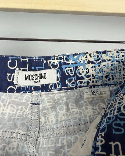 Moschino Jeans 'Kaos' Print Jeans - Size: 34” - Early 2000s - Vintage