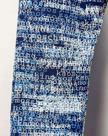 Moschino Jeans 'Kaos' Print Jeans - Size: 34” - Early 2000s - Vintage