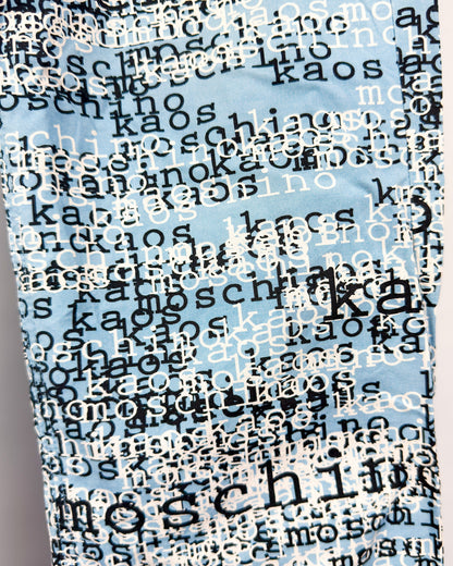 Moschino Jeans 'Kaos' Print Jeans - Size: 32" - Early 2000s - Vintage