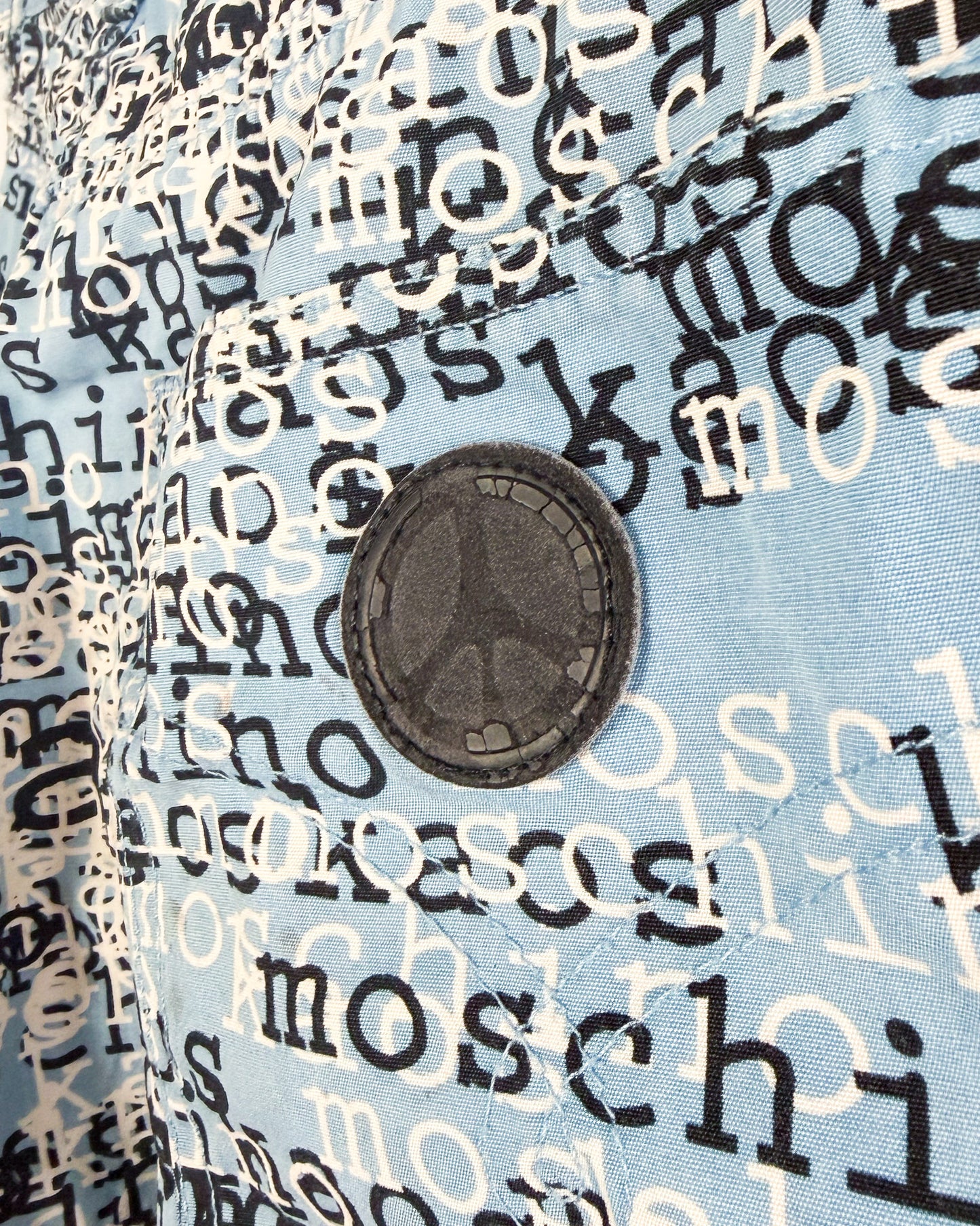Moschino Jeans 'Kaos' Print Jeans - Size: 32" - Early 2000s - Vintage