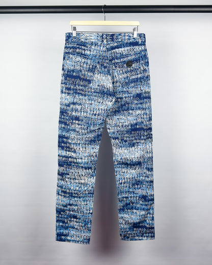 Moschino Jeans 'Kaos' Print Jeans - Size: 34” - Early 2000s - Vintage