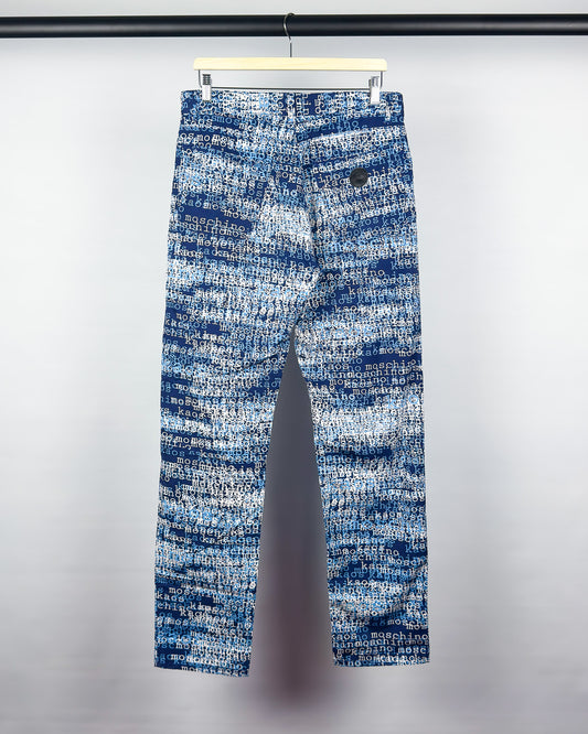 Moschino Jeans 'Kaos' Print Jeans - Size: 34” - Early 2000s - Vintage