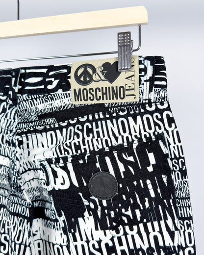 Moschino Jeans 'Crazy' Print Jeans - Size: 32” - 90s - Vintage