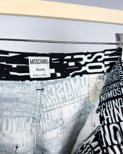 Moschino Jeans 'Crazy' Print Jeans - Size: 32” - 90s - Vintage