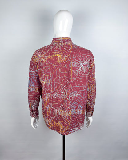 Moschino Jeans ‘Vibrations’ Long Sleeve Shirt - Size: XL