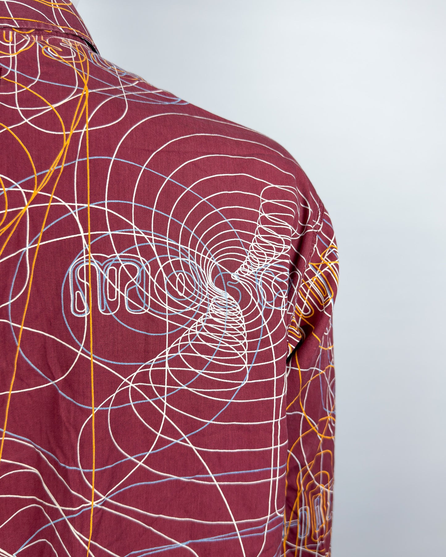 Moschino Jeans ‘Vibrations’ Long Sleeve Shirt - Size: XL