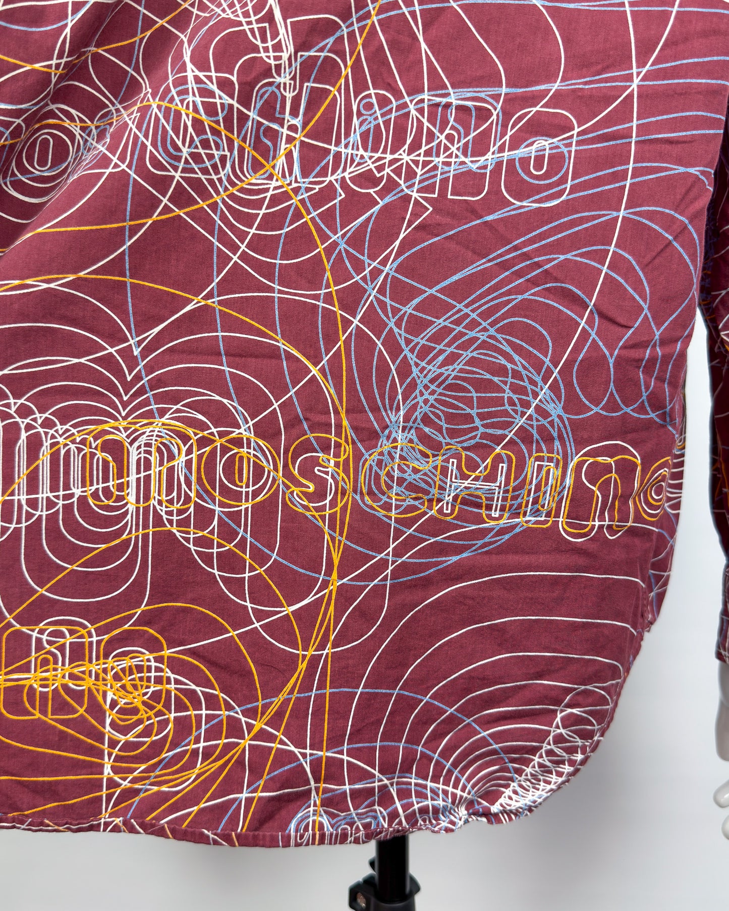 Moschino Jeans ‘Vibrations’ Long Sleeve Shirt - Size: XL