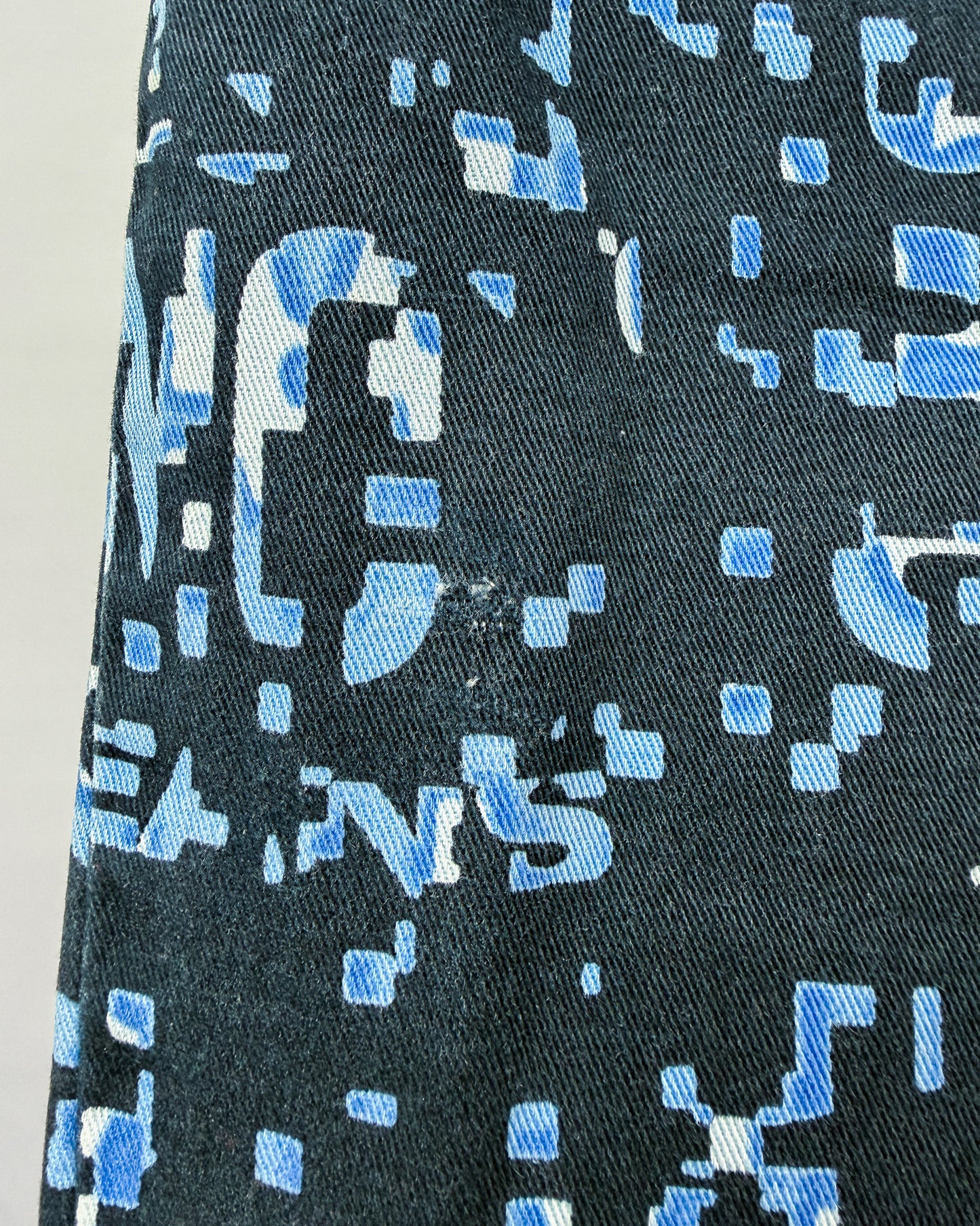 Moschino Jeans 'Digital' Printed Jeans - Size: 32" - Early 2000s - Vintage